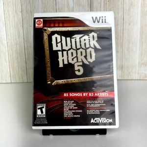 Nintendo Wii Guitar Hero 5